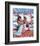 Beach Gossip-Patti Mollica-Framed Art Print