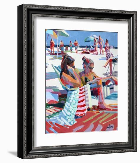 Beach Gossip-Patti Mollica-Framed Art Print