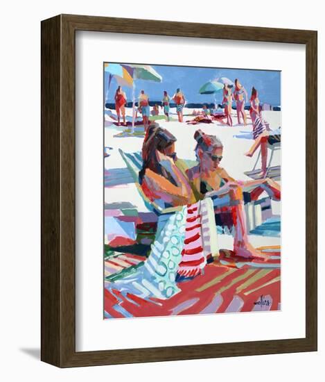 Beach Gossip-Patti Mollica-Framed Art Print