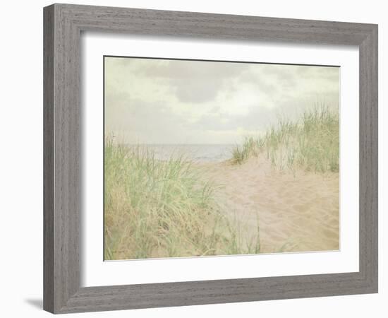 Beach Grass III-Elizabeth Urquhart-Framed Art Print