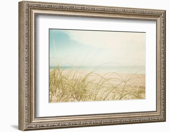 Beach Grass V Light-Elizabeth Urquhart-Framed Photographic Print