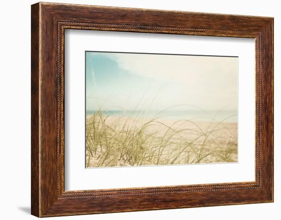 Beach Grass V Light-Elizabeth Urquhart-Framed Photographic Print