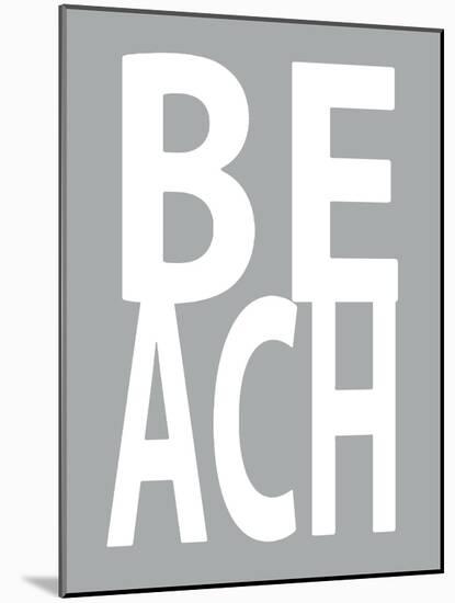 Beach Gray-Jamie MacDowell-Mounted Art Print