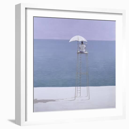 Beach Guard, 2004-Lincoln Seligman-Framed Giclee Print