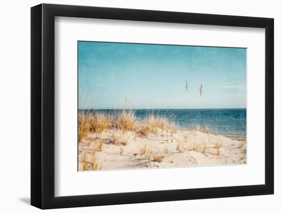 Beach & Gulls-Brooke T. Ryan-Framed Photographic Print