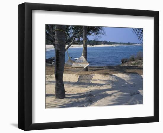 Beach Hammock, Punta Mita, Puerto Vallarta, Mexico-Judith Haden-Framed Photographic Print