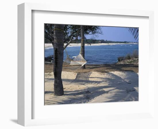 Beach Hammock, Punta Mita, Puerto Vallarta, Mexico-Judith Haden-Framed Photographic Print