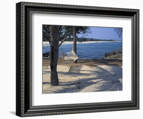 Beach Hammock, Punta Mita, Puerto Vallarta, Mexico-Judith Haden-Framed Photographic Print