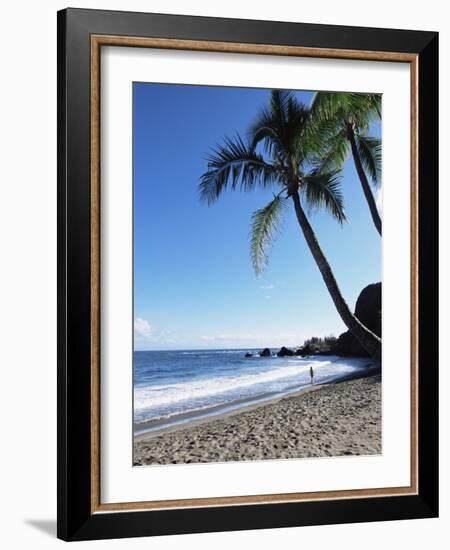 Beach, Hana Coast, Maui, Hawaii, Hawaiian Islands, United States of America, Pacific, North America-Alison Wright-Framed Photographic Print