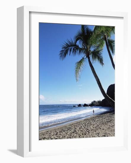 Beach, Hana Coast, Maui, Hawaii, Hawaiian Islands, United States of America, Pacific, North America-Alison Wright-Framed Photographic Print