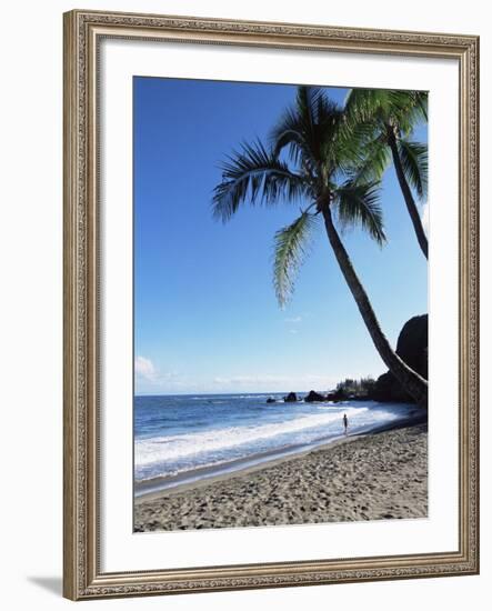 Beach, Hana Coast, Maui, Hawaii, Hawaiian Islands, United States of America, Pacific, North America-Alison Wright-Framed Photographic Print