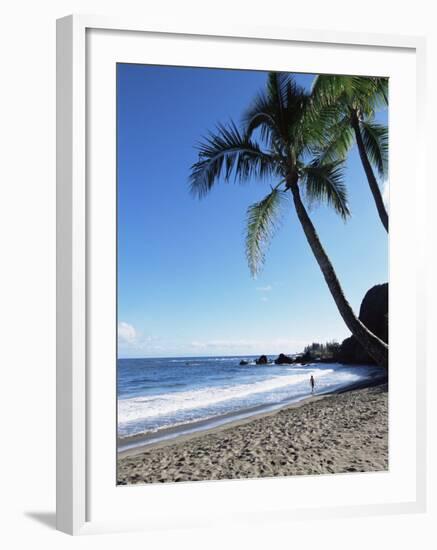 Beach, Hana Coast, Maui, Hawaii, Hawaiian Islands, United States of America, Pacific, North America-Alison Wright-Framed Photographic Print