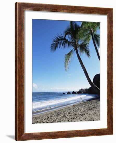 Beach, Hana Coast, Maui, Hawaii, Hawaiian Islands, United States of America, Pacific, North America-Alison Wright-Framed Photographic Print