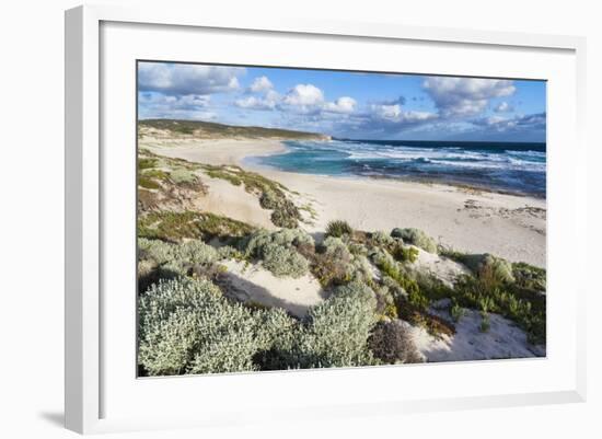 Beach, Hanson Bay, Kangaroo Island, Australia-Martin Zwick-Framed Photographic Print