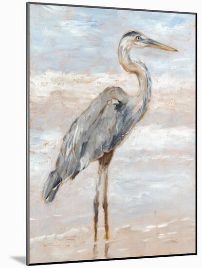 Beach Heron I-Ethan Harper-Mounted Art Print