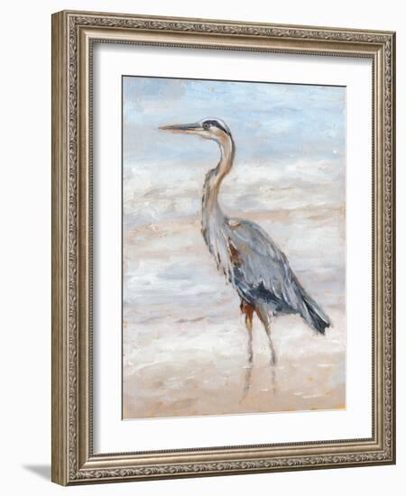 Beach Heron II-Ethan Harper-Framed Art Print