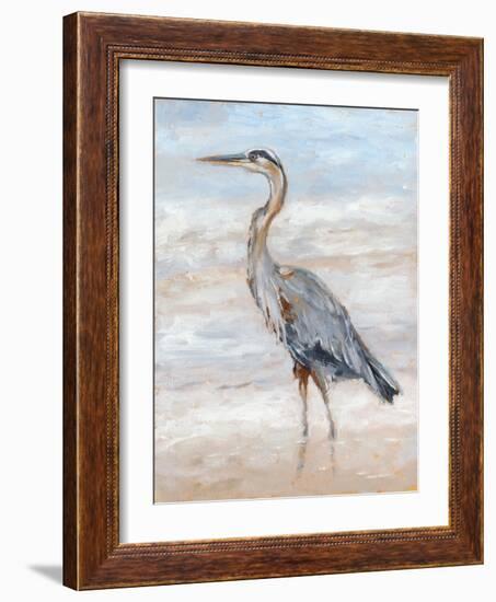 Beach Heron II-Ethan Harper-Framed Art Print