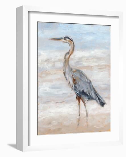 Beach Heron II-Ethan Harper-Framed Art Print