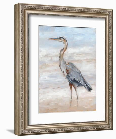 Beach Heron II-Ethan Harper-Framed Premium Giclee Print