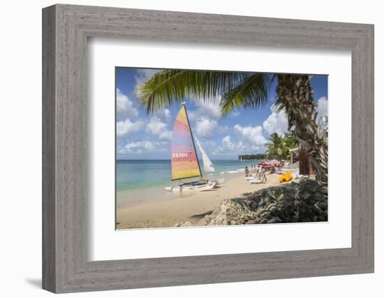 Beach, Holetown, St. James, Barbados, West Indies, Caribbean, Central America-Frank Fell-Framed Photographic Print