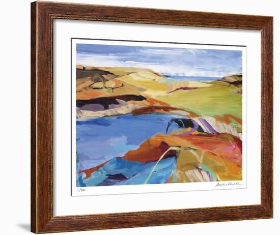 Beach Horizon 22-Barbara Rainforth-Framed Limited Edition