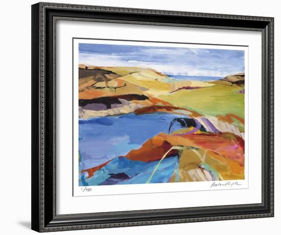 Beach Horizon 22-Barbara Rainforth-Framed Limited Edition