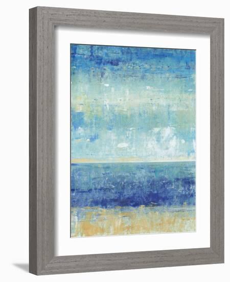 Beach Horizon II-Tim O'toole-Framed Art Print