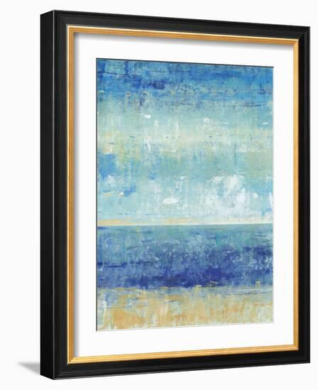 Beach Horizon II-Tim O'toole-Framed Art Print