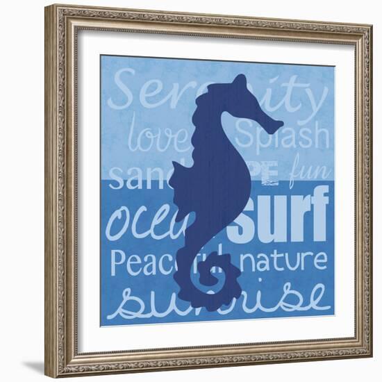 Beach Horse-Lauren Gibbons-Framed Art Print