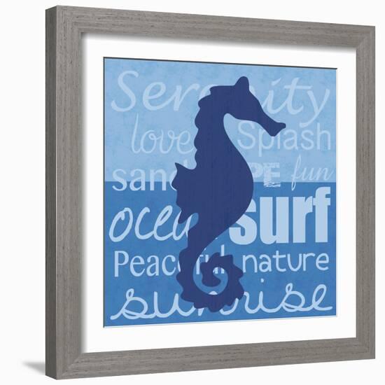 Beach Horse-Lauren Gibbons-Framed Art Print