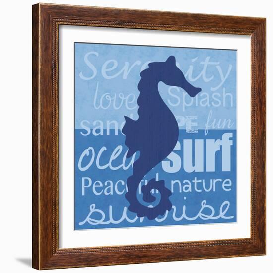 Beach Horse-Lauren Gibbons-Framed Art Print