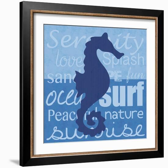 Beach Horse-Lauren Gibbons-Framed Art Print