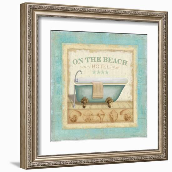 Beach Hotel I-Lisa Audit-Framed Art Print