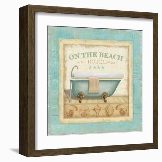 Beach Hotel I-Lisa Audit-Framed Art Print