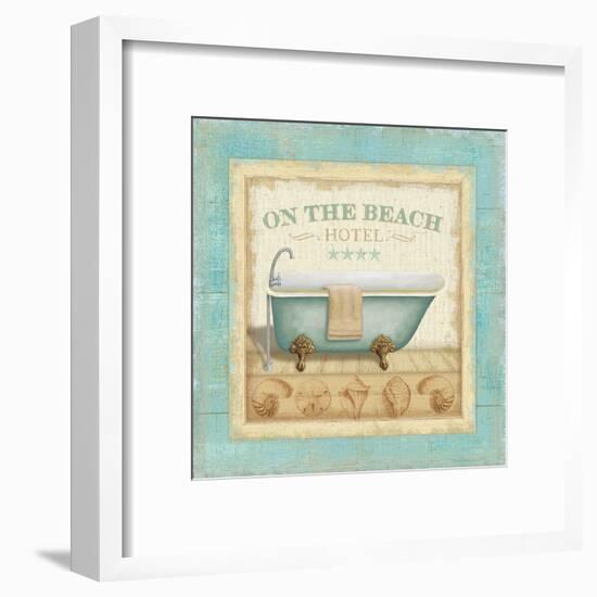 Beach Hotel I-Lisa Audit-Framed Art Print