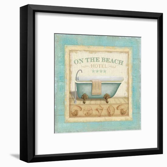 Beach Hotel I-Lisa Audit-Framed Art Print