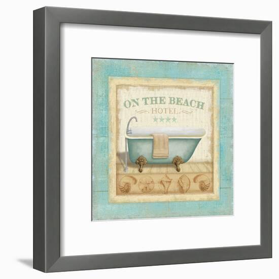 Beach Hotel I-Lisa Audit-Framed Art Print