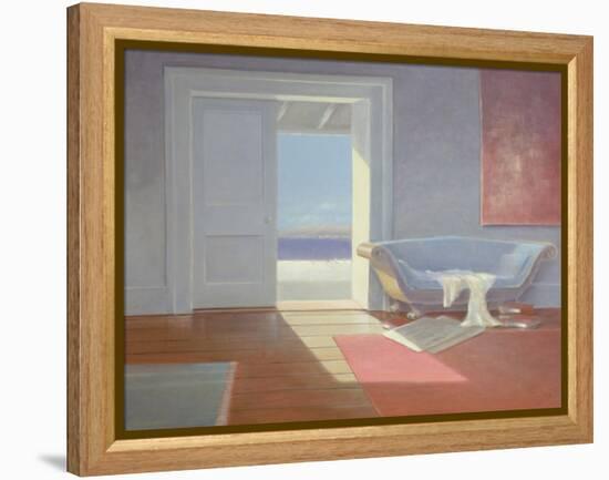 Beach House, 1995-Lincoln Seligman-Framed Premier Image Canvas