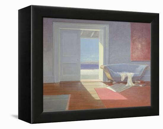 Beach House, 1995-Lincoln Seligman-Framed Premier Image Canvas