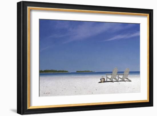 Beach House Bedroom-Zhen-Huan Lu-Framed Giclee Print