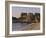 Beach House Built Behind Rocks, Tregastel, Cote De Granit Rose, Cotes d'Armor, Brittany, France-David Hughes-Framed Photographic Print