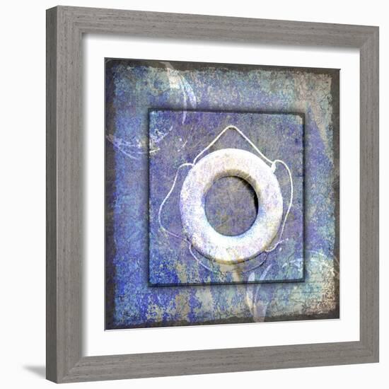 Beach House Life Saver-LightBoxJournal-Framed Giclee Print