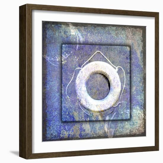 Beach House Life Saver-LightBoxJournal-Framed Giclee Print