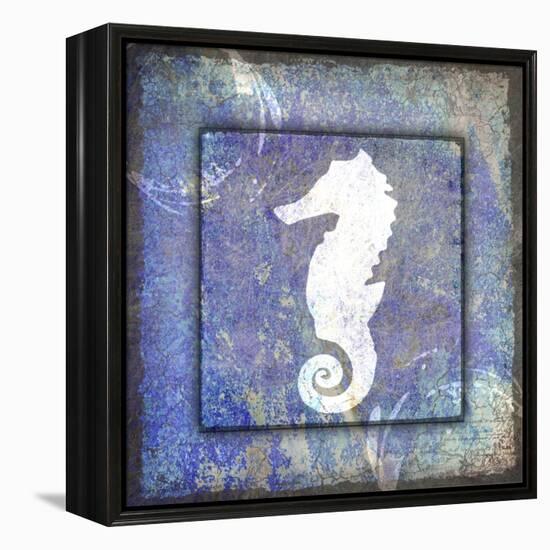 Beach House Sea Horse-LightBoxJournal-Framed Premier Image Canvas