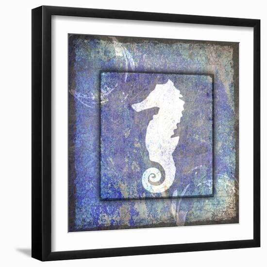 Beach House Sea Horse-LightBoxJournal-Framed Giclee Print