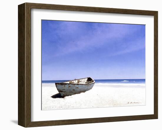 Beach House View 2-Zhen-Huan Lu-Framed Giclee Print