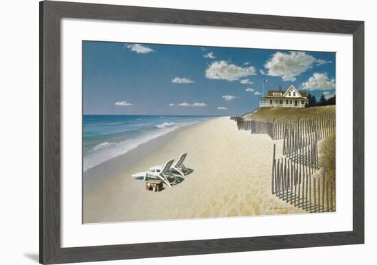 Beach House View-Zhen-Huan Lu-Framed Art Print