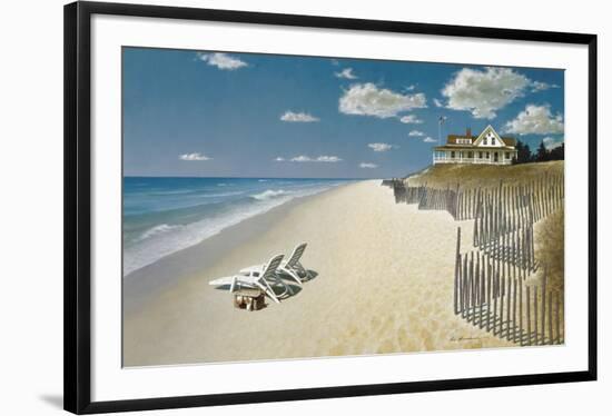 Beach House View-Zhen-Huan Lu-Framed Art Print