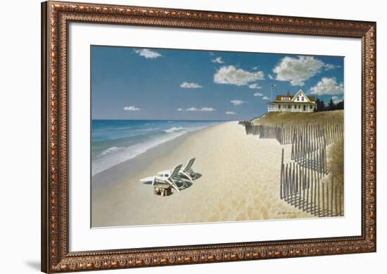 Beach House View-Zhen-Huan Lu-Framed Art Print