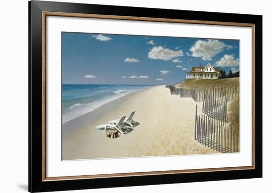 Beach House View-Zhen-Huan Lu-Framed Art Print